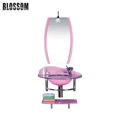 Bathroom Colored Glass Vanity (BLS-2145)