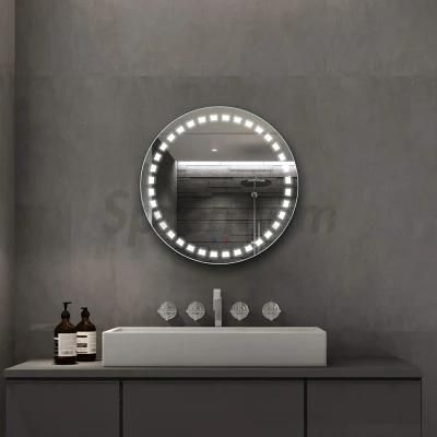 Dimmable LED Mirror Defogger Bathroom Furniturehome Decorative Smart Mirror Wholesale LED Bathroom Backlit Wall Glass Vanity Mirror