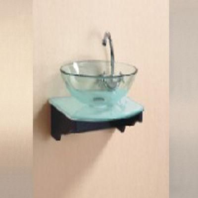 Hot Sale Melamine Bathroom Vanity with Glass Basin