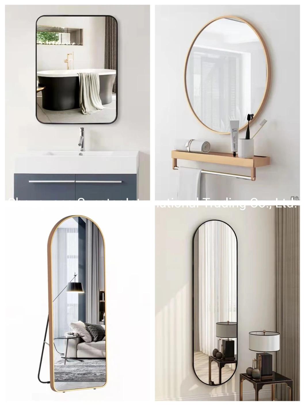 3mm 4mm Frameless Decorative Bathroom Wall Mirror Factory Price
