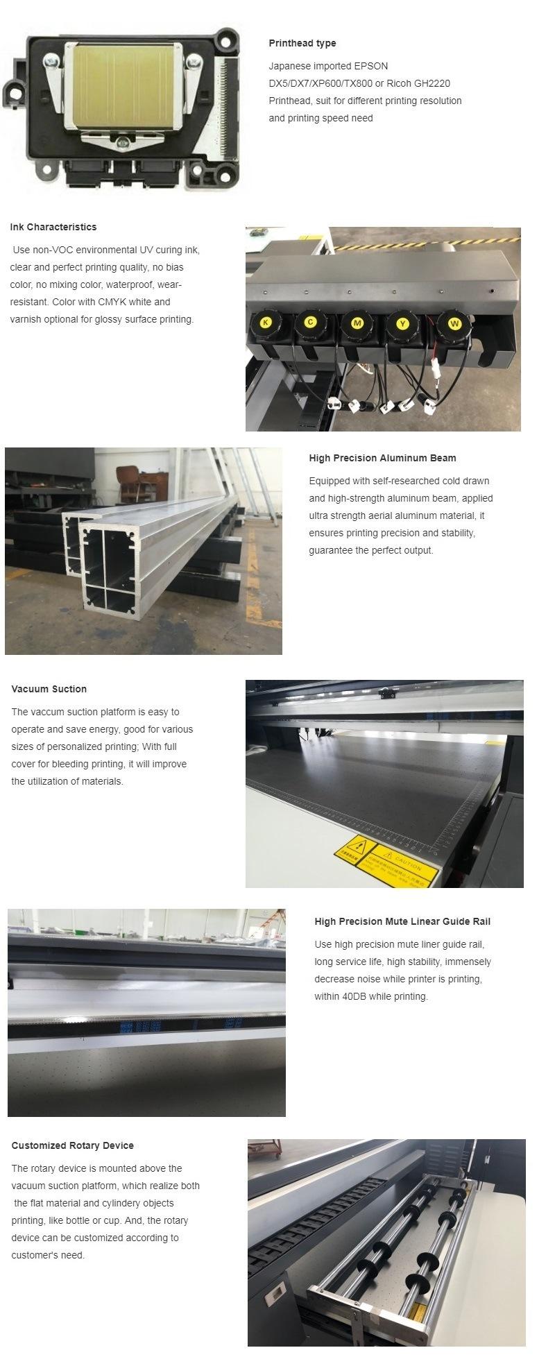 2020 Ntek 6090 Flatbed UV Printing Machine Inkjet Printer for Wood