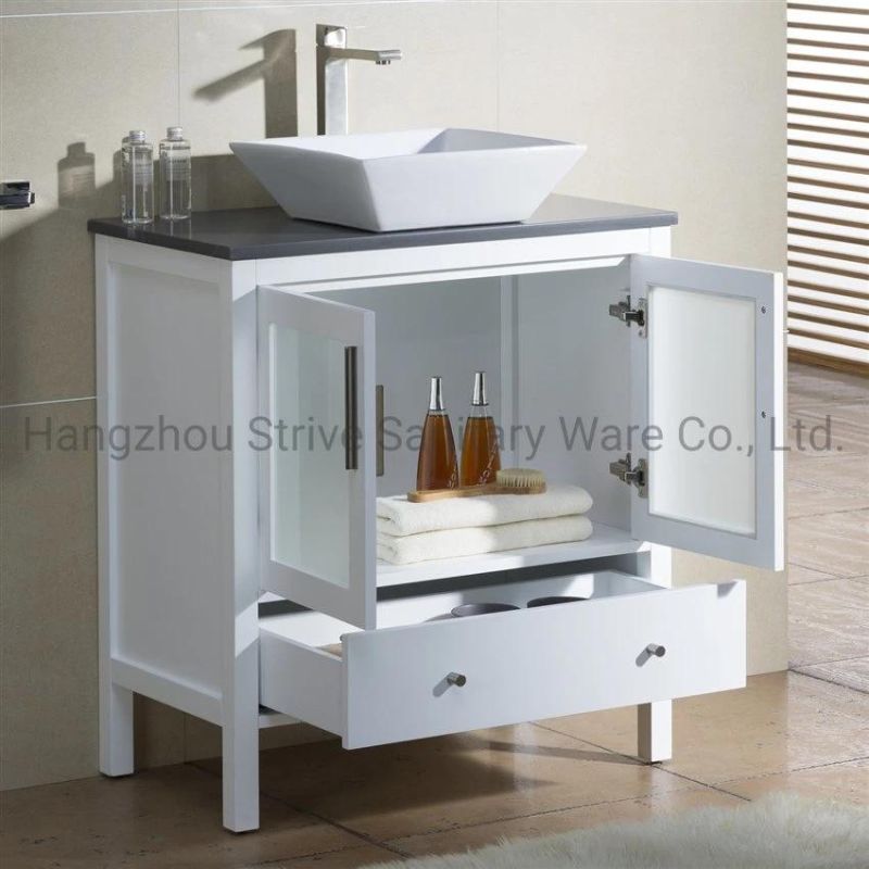 Home Bathroom Furniture Glass Door Cabinet Modern Bathroom Vanity Cabinet