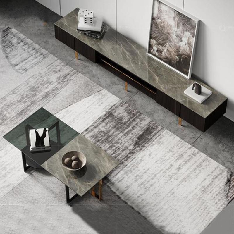 Living Room Nordic Modern Simple Designer Books Coffee Table Set