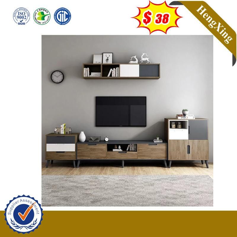Wholesale Market Livingroom Furniture Drawer Storage Design TV Stand Cabinet Wooden Set Coffee Table
