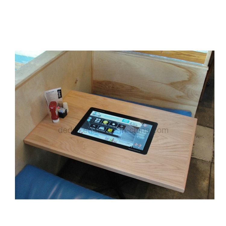 Dedi Design 55 Inch Wooden Restaurant Used Full HD Interactive Touch Table