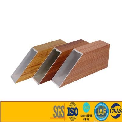 Wood Grain Aluminum Series Profile for Furniture Decoration Outdoor Weather Resistance