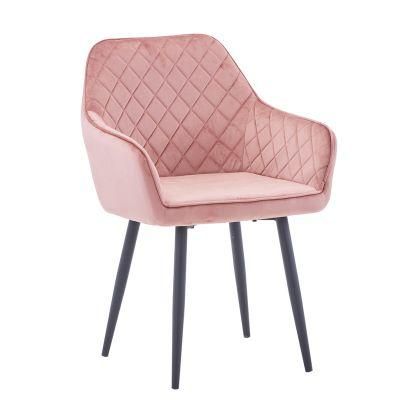 Modern Furniture Hotel Home Restaurant Furniture Velvet Furniture Fabric Dining Chair