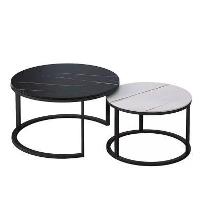 Modern Round Ceramic Coffee Table Dining Table