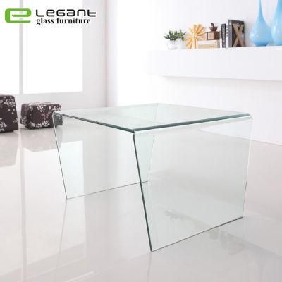 Modern Hot Bending Glass Coffee Side Table