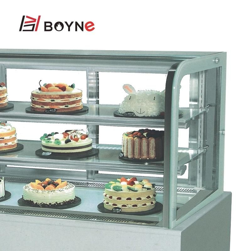 Hotel Luxury Bakery Used Japenese Style Cake Freezer Showcase