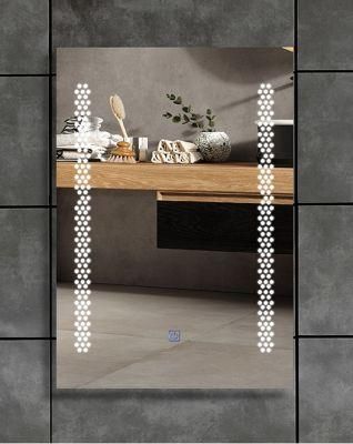 CE Approved Wall Mounted Rectangle Bathroom Mirror Glass