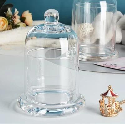Wholesale Customized Crystal Wedding Bell Glass Candle Holder
