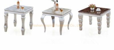Rectangle Dining Table Set Marble or Wooden Veneer Living Room Coffee Table