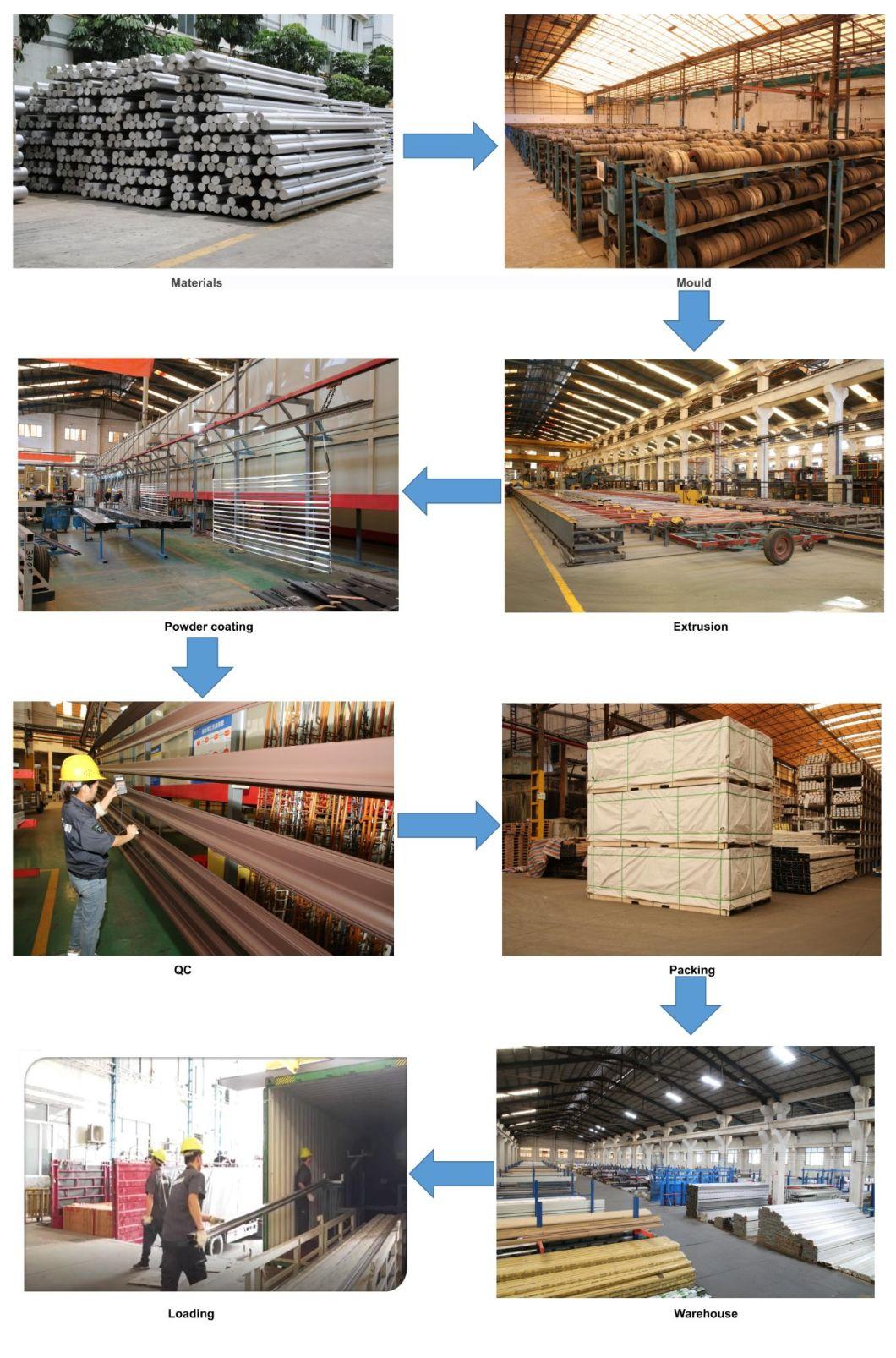 Aluminum Extrusion Profile for Industrial Use T-Slot in Industrial Use in Assembly Line Aluminium Extrusion Profile