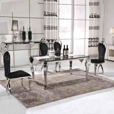 Italian Style Furniture Rectangle Marble Large Modern Dining Table