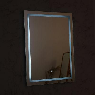 Silver Mirror, Aluminum Customized Jh Glass Make up LED Mirror