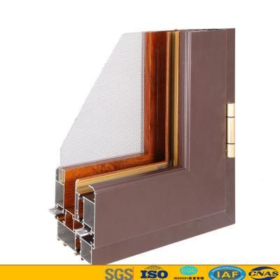 Guangdong Extruded Wood Grain 6063 T5 Aluminium Alloy Window Door Extrusion Aluminum Profile