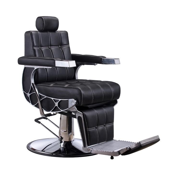 Hl-9307 Salon Barber Chair for Man or Woman with Stainless Steel Armrest and Aluminum Pedal