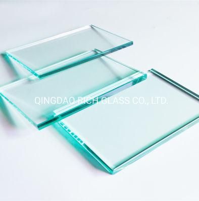 5mm 6mm 8mm Ultra Clear Float Glass Clear Toughened Glass Customizable