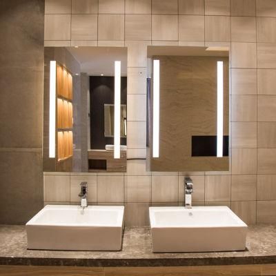 Factory Price Home Smart Illuminated Hotel Bathroom Decoration Lighted Mirror Wall Mounted