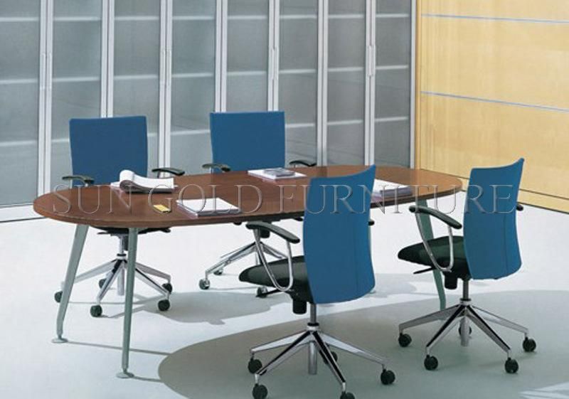 Office Furniture New Design Medium Size Wooden Conference Table (SZ-MTT090)