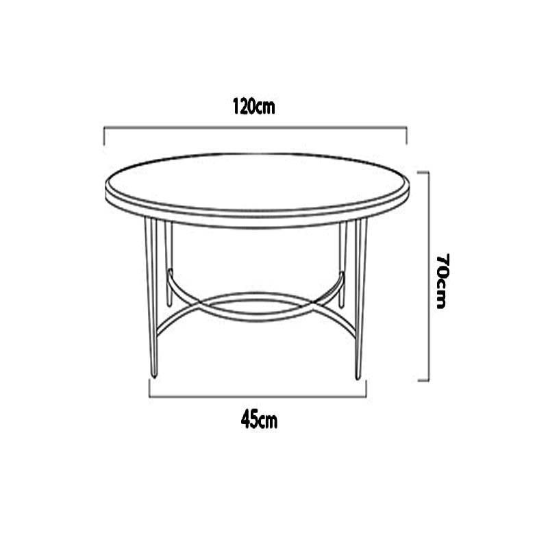 Elegant Stainless Glass Top Coffee Table / Center Table Design