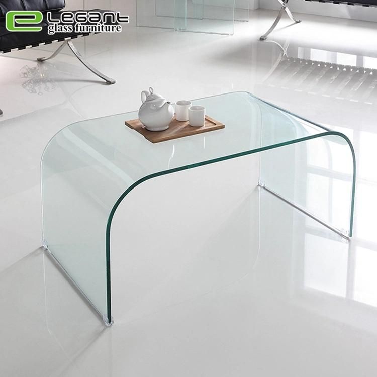 Modern Grey Glass Coffee Table Exported to Europe Country