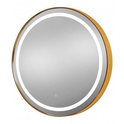 Illuminated Round Framed Mirror Wall Mounted Lighted Bath LED Mirror