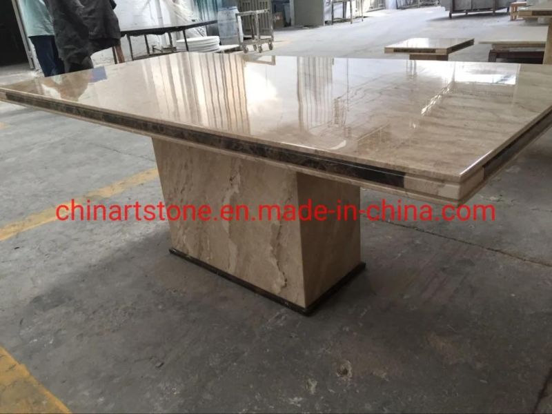 Crystallized Glass Stone Dining Table
