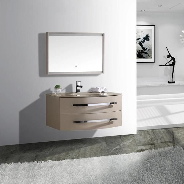 Modern Bath Vanity / Mirrored Bathroom Cabinets / Bathroom Furnitures TM8305