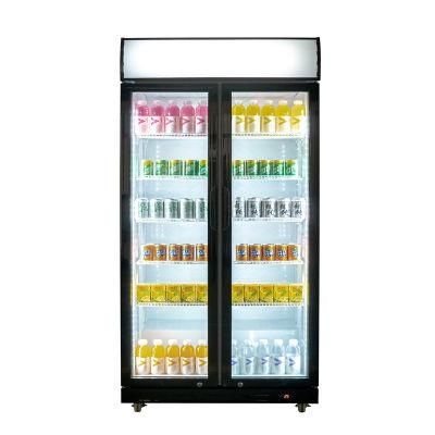2020 Luxury Commercial Glass Doors Beverage Showcase Refrigerator Beer Display Cabinets