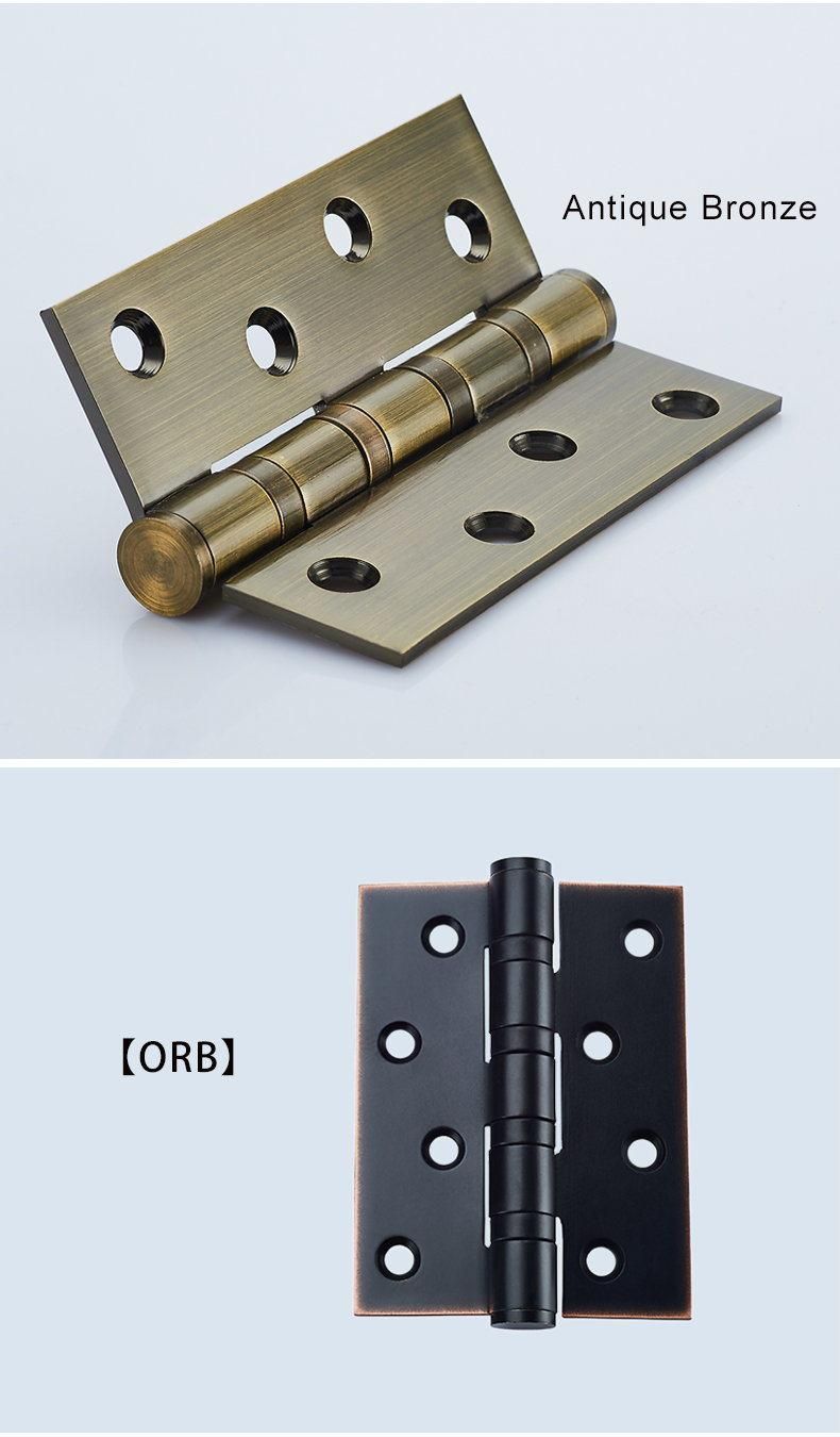 High Quality Antique Brass 4 Inch Furniture Hardware Wooden Door Hinge