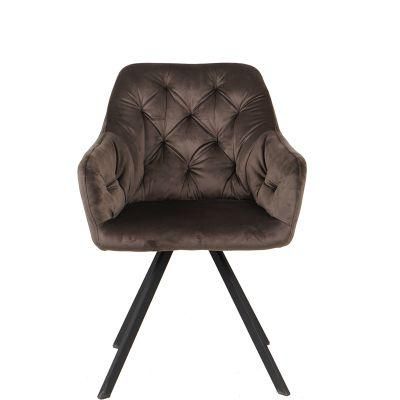 Dining Furniture Modern Hotel Home Restaurant Furniture Velvet Furniture Fabric Dining Chair