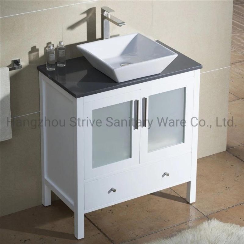 Home Bathroom Furniture Glass Door Cabinet Modern Bathroom Vanity Cabinet