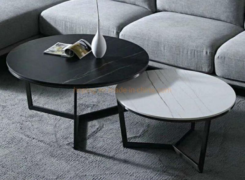 Chinese Dining Furniture Modern White Wooden Decor Coffee Table Factory Direct Marble Table