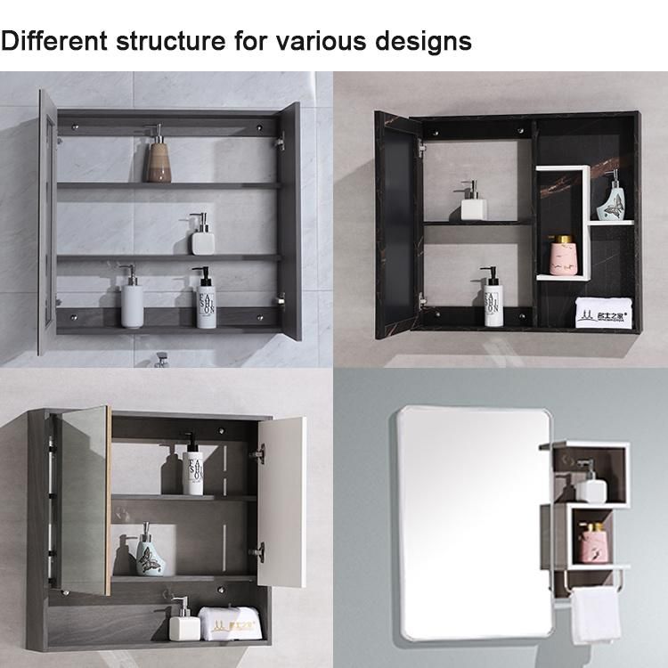 Chinese Plywood Wall Mounted Ceramic Basin Vanity Modern Bathroom Cabinets