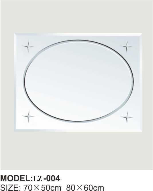 Modern Rectangle Commercial Bathroom Mirror Customized Simple Furniture