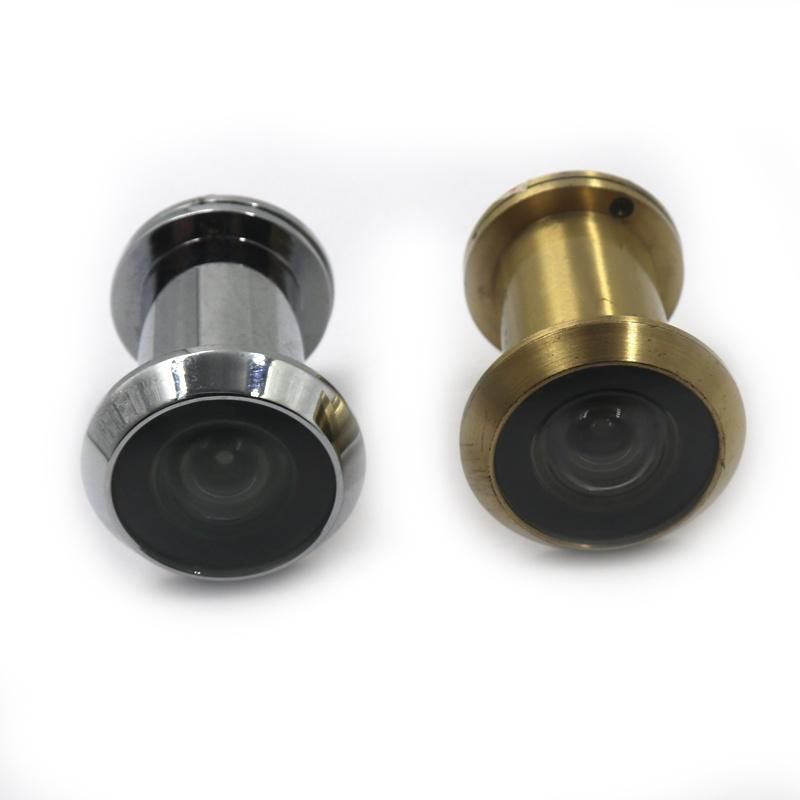 200 Degree Peephole Glass Lens Brass Brass Door Viewer