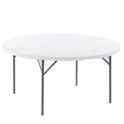 Home Outdoor Furniture Folding Banquet Dining Furniture Wedding Plastic Round Tables