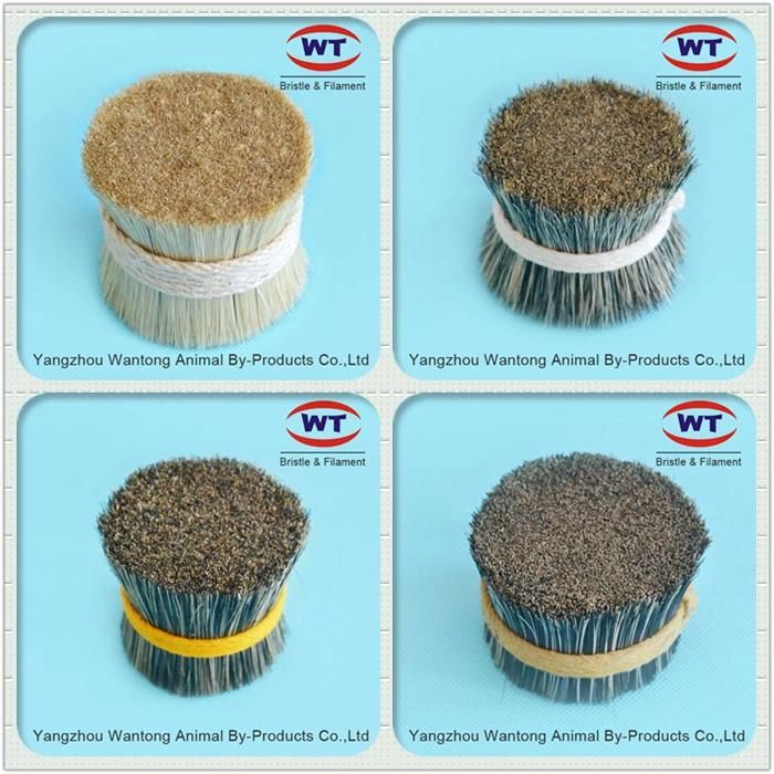 High Quality Natural Black Boiled Hog Hair for Paint Brush