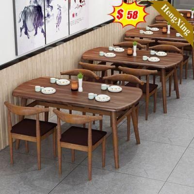 Hot Sale Home Restaurant Dining Coffee Furniture Wood MDF Material Wooden Dining Table