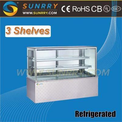 Bakery Glass Showcase Cake Display Sales Counter with Lights