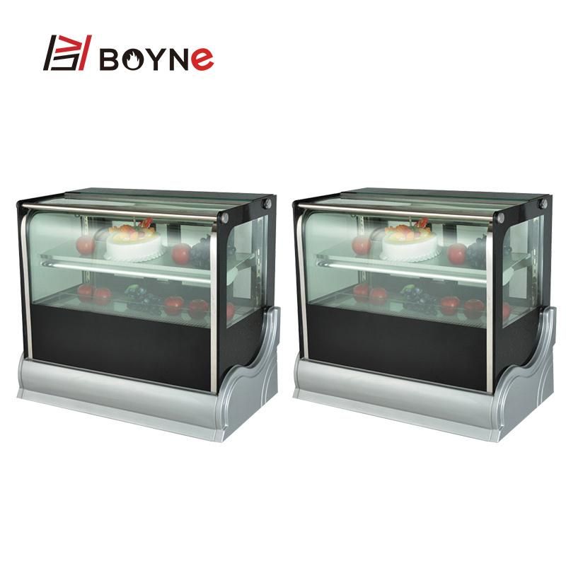 Bakery Shop Table Top Commercial Bakery Cake Display Chiller Showcase