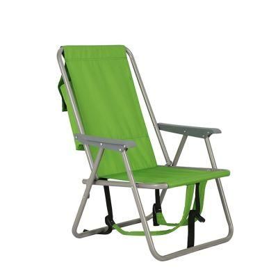 600d Fabric Camping Folding Chair Leisure Beach Make up Chair with Armrest