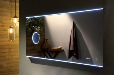 3000K Hotel Wall Mounted LED Bathroom Backlit Mirror with Dimmer