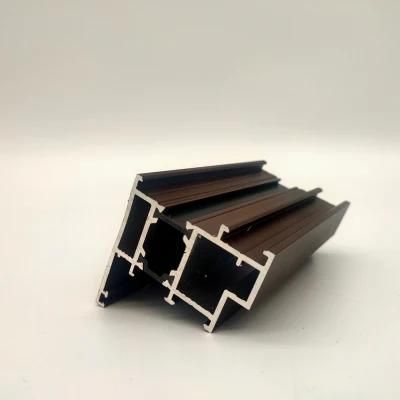 Aluminium Material for Sliding/Casement Door Window Frame Powder Coating Anodizing Wood Finish Aluminium Profile