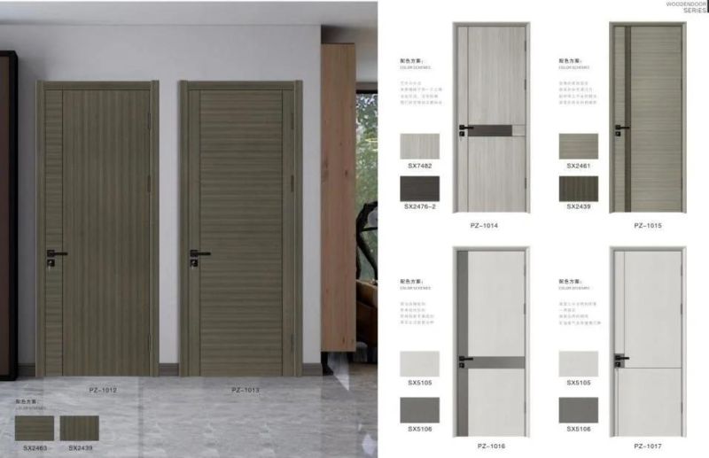 Cheap Price PVC Bathroom Door Glass Interior PVC Toilet Door