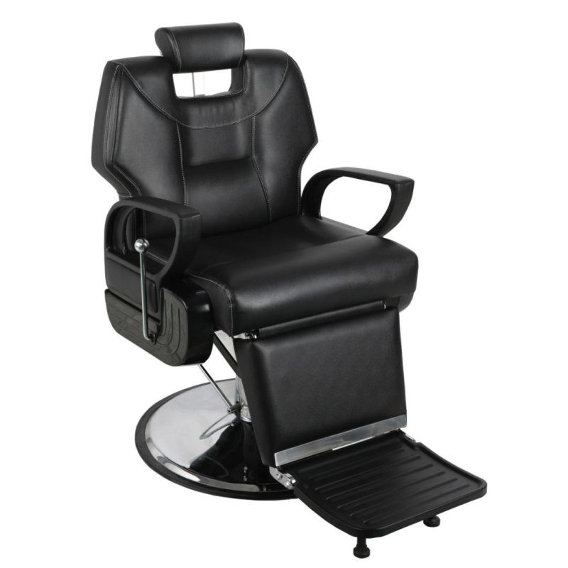 Hl-9223 Salon Barber Chair for Man or Woman with Stainless Steel Armrest and Aluminum Pedal