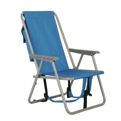 China 600d Fabric Camping Folding Chair Leisure Beach Make up Chair with Armrest