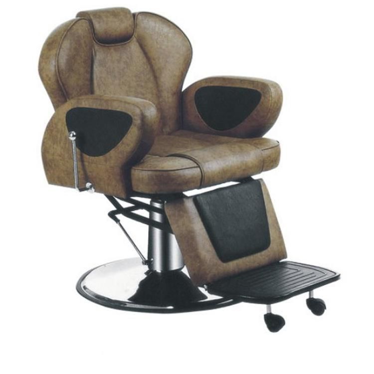 Hl- 9210 2021 Salon Barber Chair for Man or Woman with Stainless Steel Armrest and Aluminum Pedal